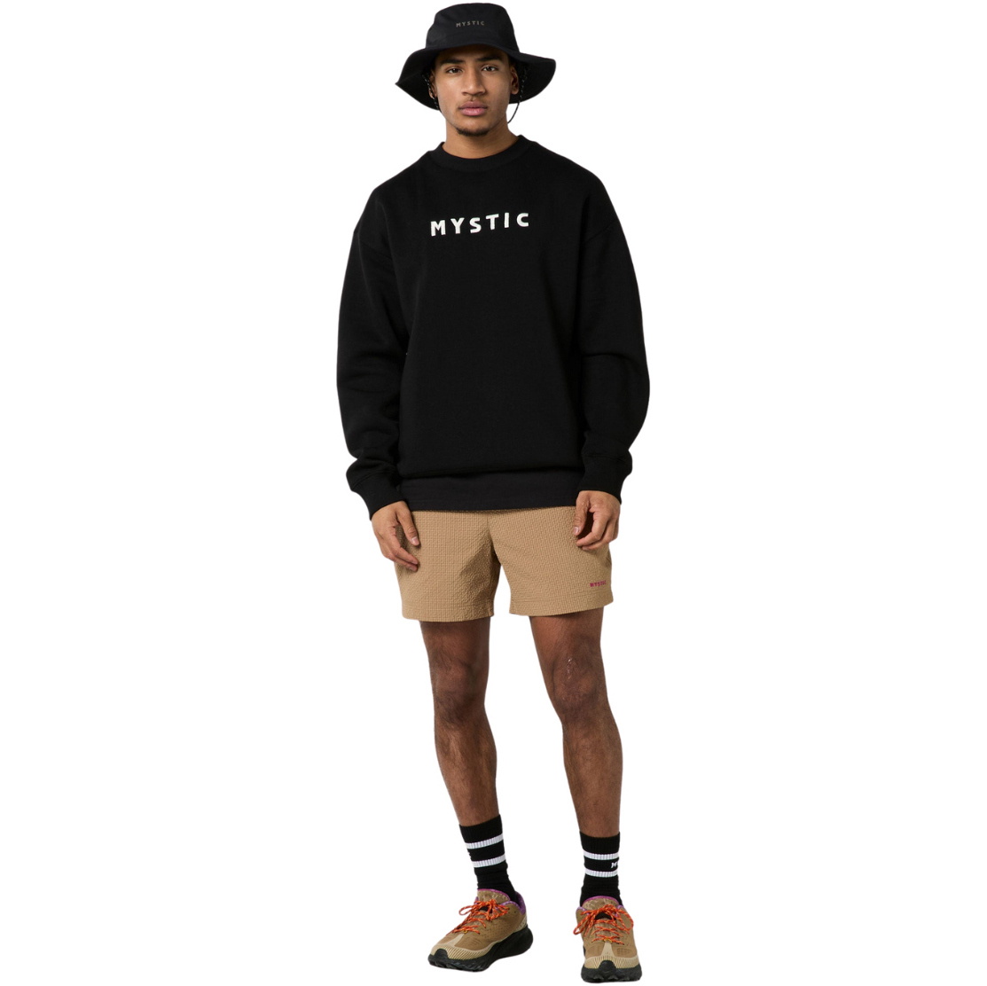 2026 Mystic Brand Crew Schweiß 35104.250135 - Black